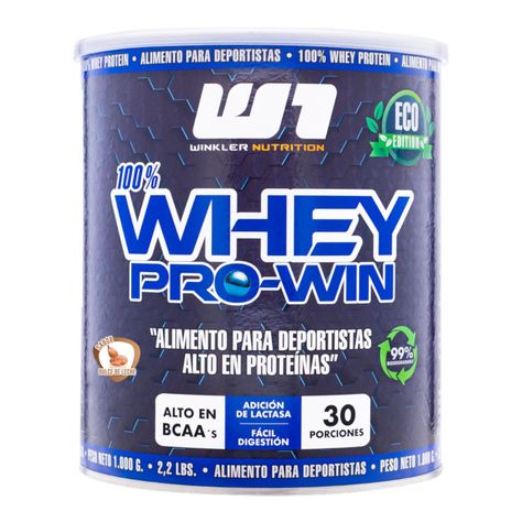 Proteína Whey pro win 1kg - 30sv -Dulce de leche  Winkler Nutrition-0