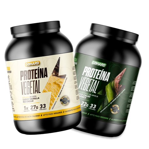 Pack 2 proteinas Gohard - Vainilla  - Cacao Organ-0