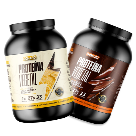 Pack 2 proteinas Gohard - Vainilla  - D. de leche-0