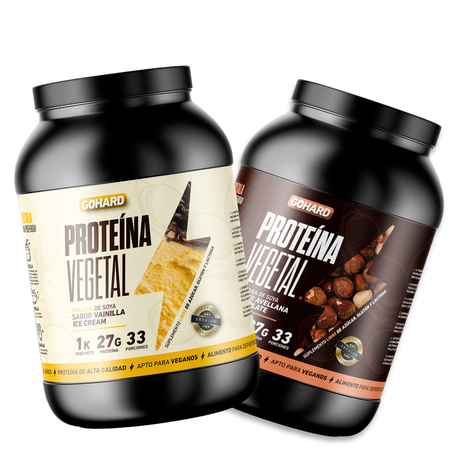 Pack 2 proteinas Gohard - Vainilla  - Avellana-0