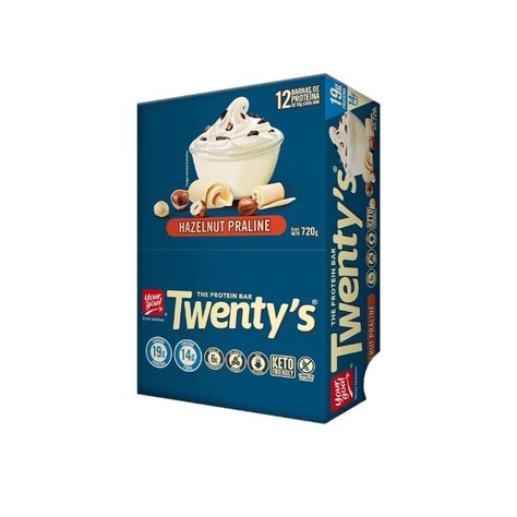 BOX 12 BARRAS TWENTYS HAZELNUT PRALINE  - YOUR GOAL-0