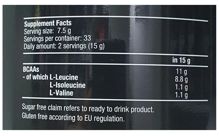 Bcaa 811 Zero Biotechusa - Blue Raspberry-1