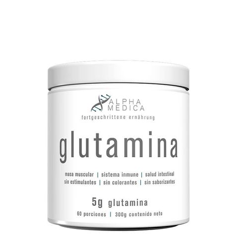 GLUTAMINA 300GR 60 SERVICIOS - ALPHA MEDICA-0