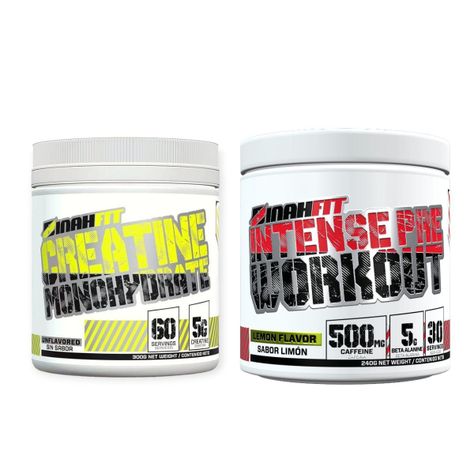 Pack Creatina 300gr + Pre-entreno Intense 240g - Binahfit-0