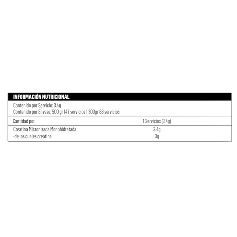 CREATINA MONOHIDRATADA  88 SERVICIOS 300GR - BIOTECHUSA-1