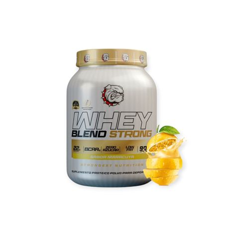 PROTEINA WHEY BLEND 900G MARACUYA - STRONGEST-0