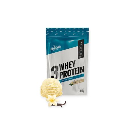 PROTEINA 3 WHEY PROTEIN 1,8KG VAINILLA - SHARK PRO-0