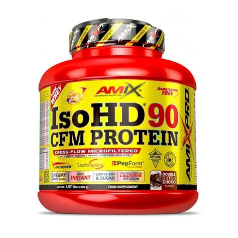 Iso HD 90 CFM Protein . Amix Pro 4Lbs Doble Chocolate Blanco-0