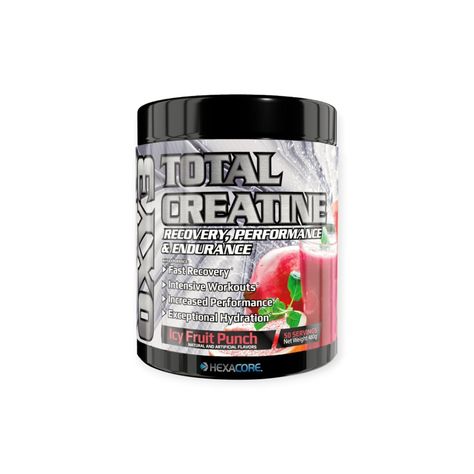 CREATINA TOTAL OXY 3 480GR 50 SV FRUIT PUNCH - HEXACORE-0