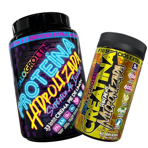 PROTEINA HIDROLIZADA PIE DE LIMÓN 2,3 LB + CREATINA 40 SV MANGO MARACUYA-0