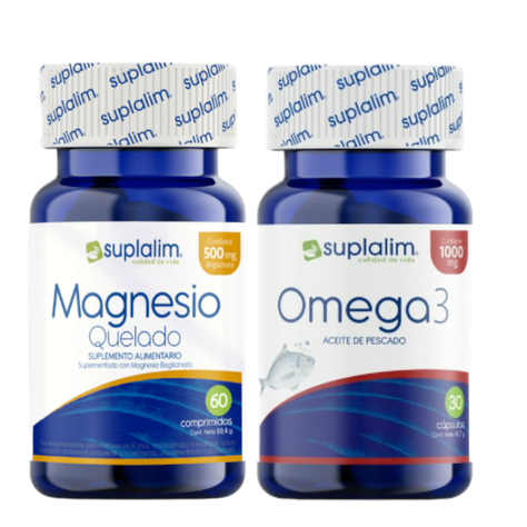 PACK OMEGA 3 30CAPS MAS MAGNESIO QUELADO 60CÁPS-0