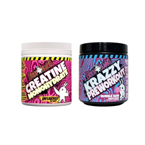 Pack Creatina 300gr + Pre-entreno Krazzy 24ogr - Body Bunny-0