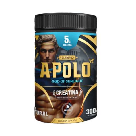 CREATINA MONOHIDRATADA 300 GR - APOLO - PALIKOS FITNESS-0