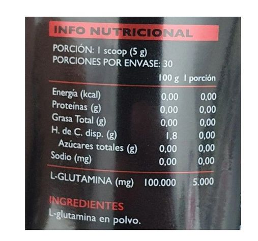 Glutamina 150 Mynutrition - 30 Servicios-1