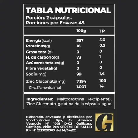 Zinc Pro Series – 100 capsulas - Greatlhete-1