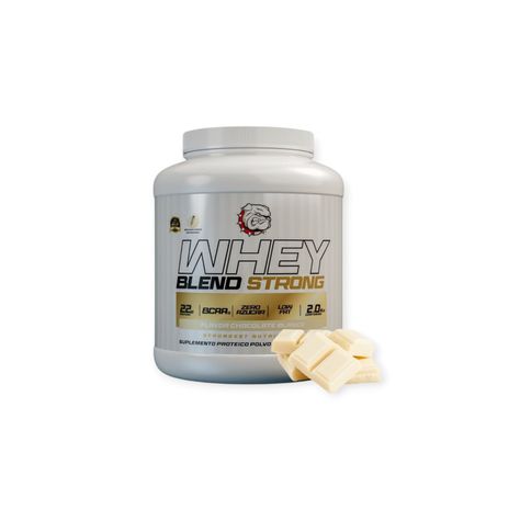 PROTEINA WHEY BLEND 2KG CHOCOLATE BLANCO- STRONGEST-0