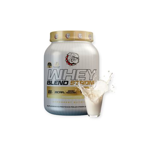 PROTEINA WHEY BLEND 900G LECHE - STRONGEST-0