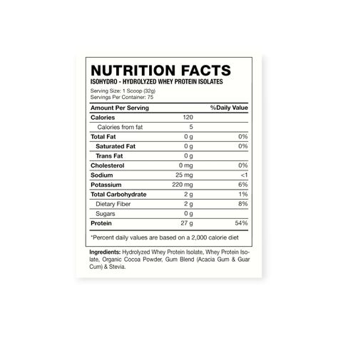 PROTEINA ISO HYDRO 5LIBRAS 75 SV CHOCOLATE - HEXACORE-1