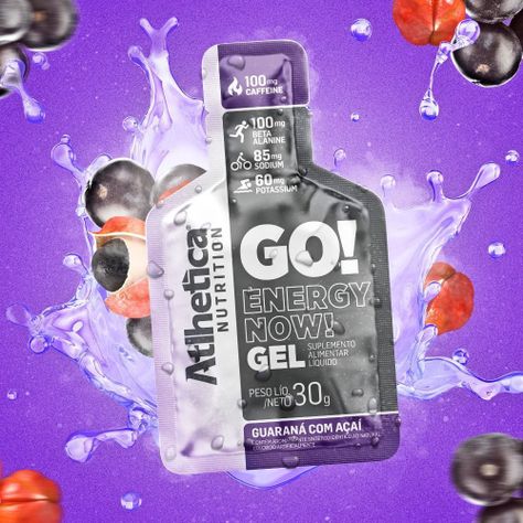 Gel Energizante Go! 10 Unidades Guarana Con Acaì - Atlhetica-2