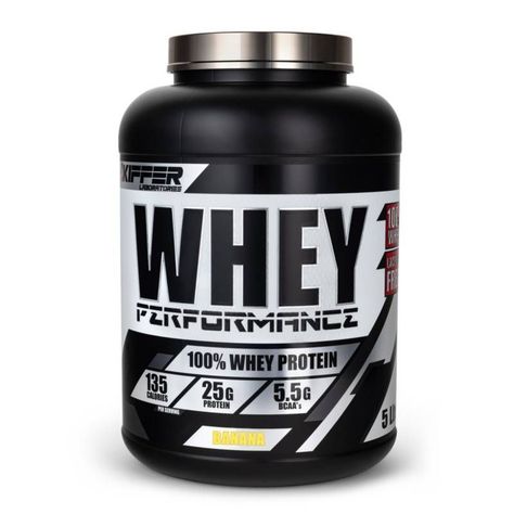 PROTEINA 100% WHEY PERFOMANCE - KIFFER - 5 LIBRAS-BANANA-0