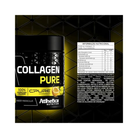 COLAGENO PURE MARACUYA 210GR - ATLHETICA NUTRITION-1