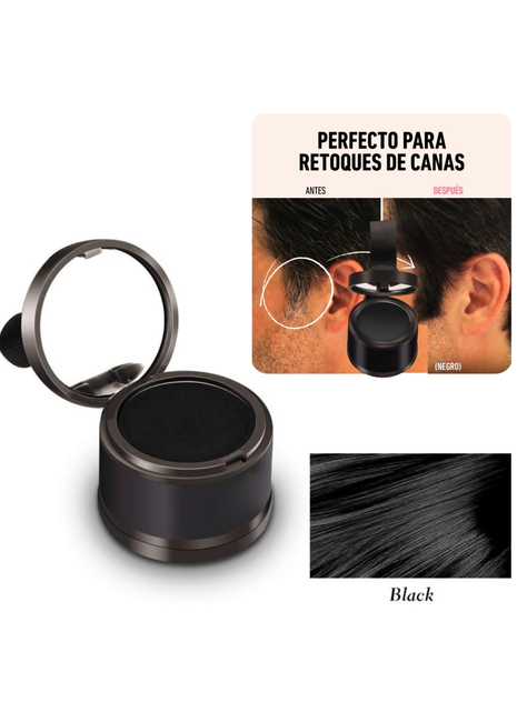 Polvo Capilar Para Relleno De Entradas,canas En Pelo O Barba-5
