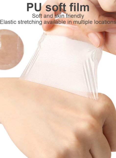 10 Parches Impermeables Para Heridas, Tatuajes, Piscina y Ducha.-4