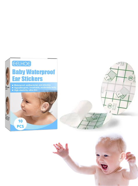 Pack Parches Impermeables De Oídos Para Niños Piscina, Baño-1