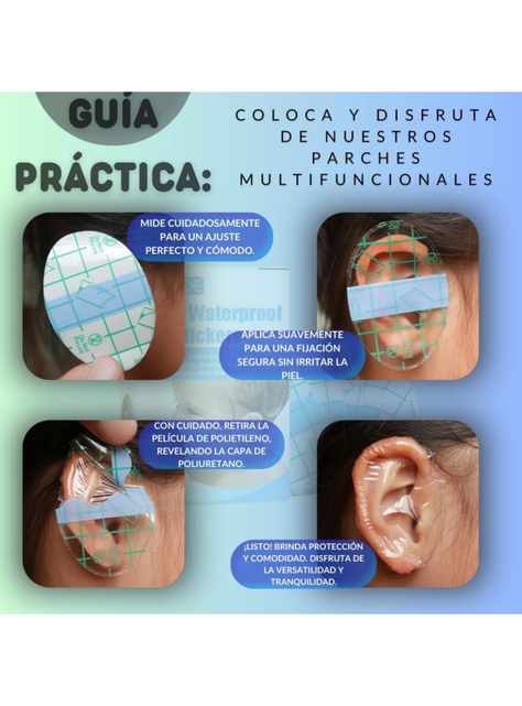 Pack Parches Impermeables De Oídos Para Niños Piscina, Baño-5