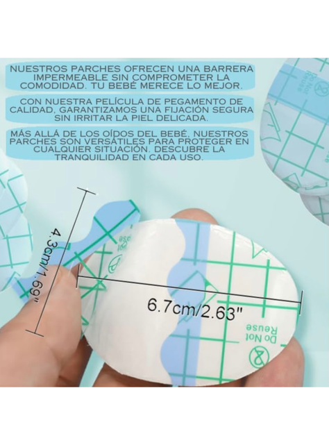 Pack Parches Impermeables De Oídos Para Niños Piscina, Baño-6