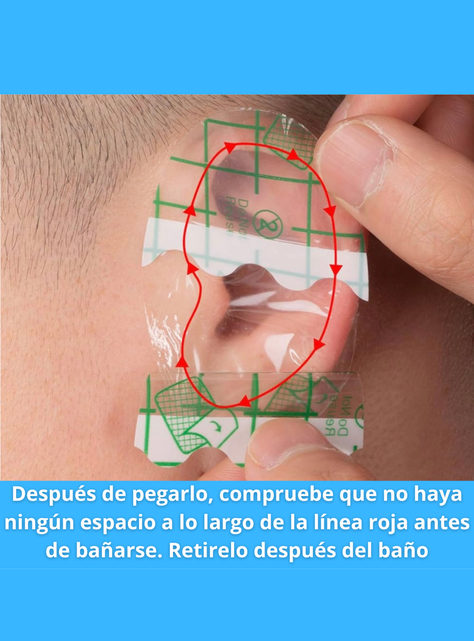 Pack Parches Impermeables De Oídos Para Niños Piscina, Baño-7