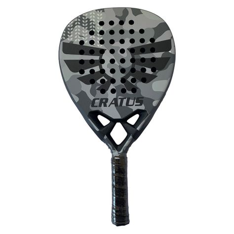 Pala Pádel Pro - Cratus Black Militar-0