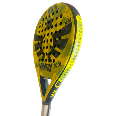 Pala Pádel Pro - Cratus Yellow Militar-1