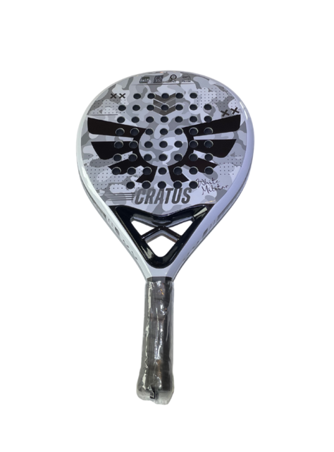 Pala Pádel Pro - Cratus White Militar-0