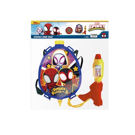 Mochila Lanza Agua Spidey Marvel-0