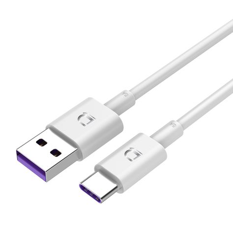 Cable Typec 5A Blanco 1 metro Datacom Pronobel-1