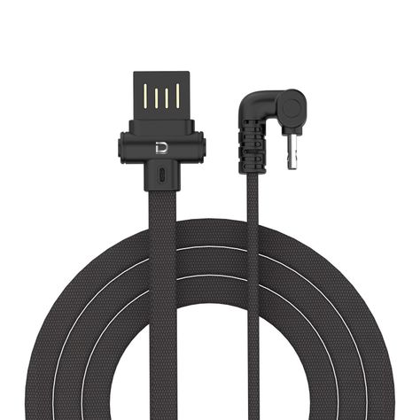 Cable MicroUSB 2.4A Negro 1 metro Datacom Pronobel-3
