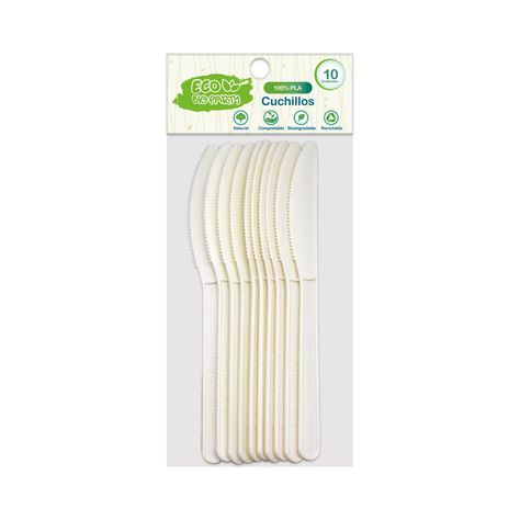Cuchillo PLA 10 Unidades Big Party Eco-0
