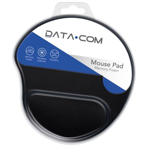 Datacom Mousepad Memory Foam Negro Datacom-0