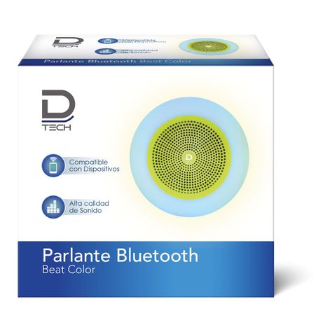 Mini Parlante BT 4.2 3W Amarillo Datacom Pronobel-1