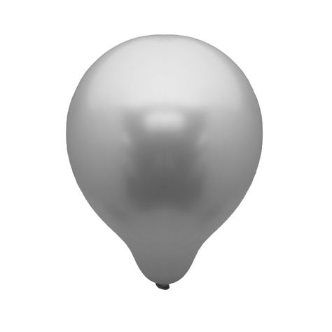 Pack Globo Chrome + Confeti Estrella Plateada Big Party-2