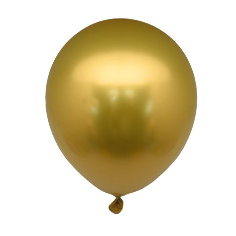 Globo Chrome N° 12 Dorado 12 Un. Big Party-1