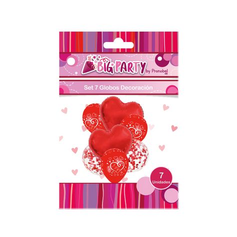 Set 7 Globos San Valentin Big Party-0
