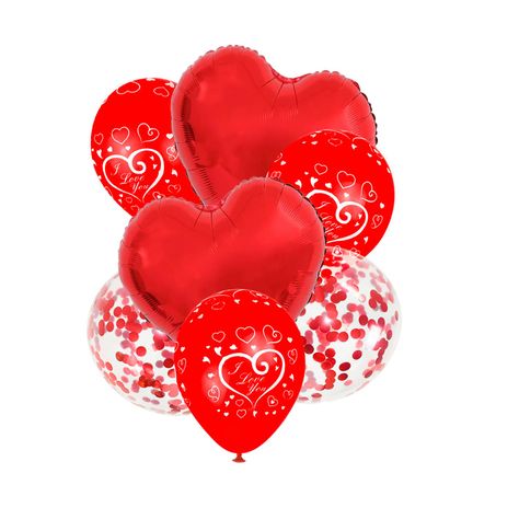 Set 7 Globos San Valentin Big Party-1