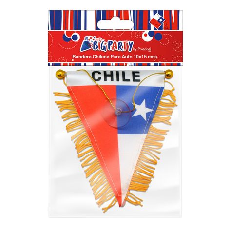 Bandera Para Auto Con Flecos 4x6 cm Big Party-0
