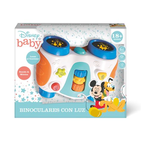 Binoculares Con Luz Sonido Disney Baby-0