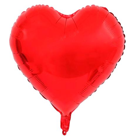 Globo Foil Corazon Rojo 46 cm Aprox San Valentin Big Party-1