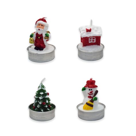 Vela Figuras Navideñas 4x5 cm Big Party-0