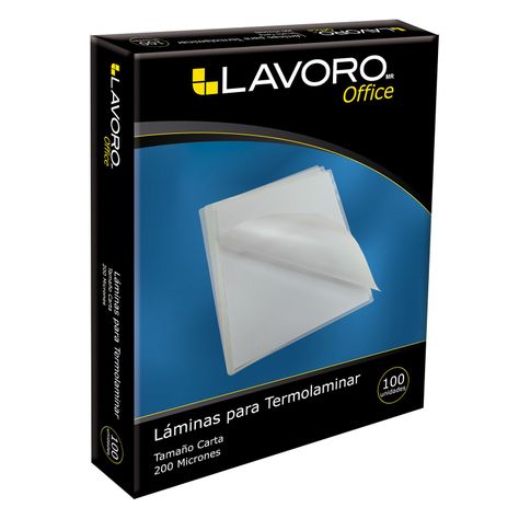 Sobre Para Plastificar 229x290mm Carta 100Un 200 Mic Lavoro-0