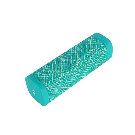 Parlante Bluetooth 5.0 + EDR Cubierta Tela Turquesa-1